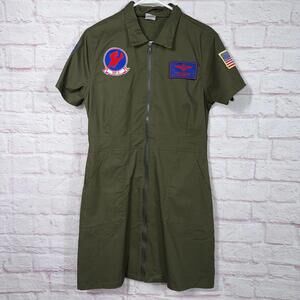 Top Gun Medium Women's Flight Suit Dress